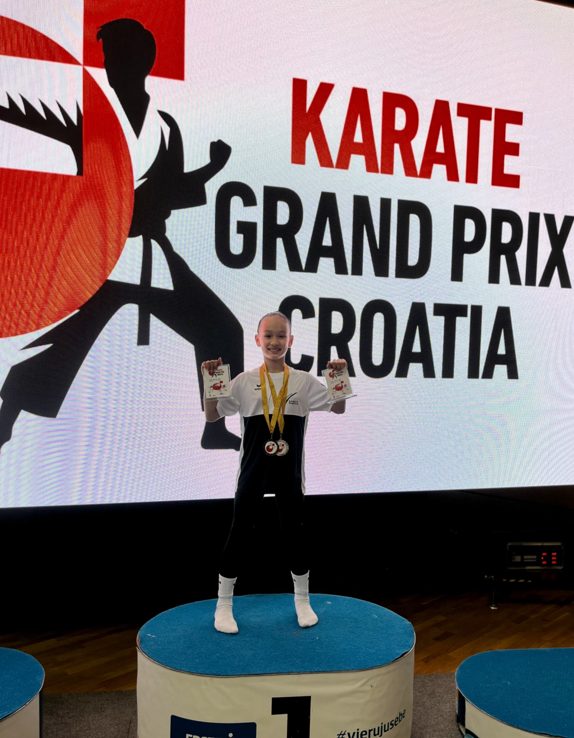 Medaillenregen (6 Mal Gold, 2 Mal Silber und 3 Mal Bronze) beim Grand Prix Croatia
